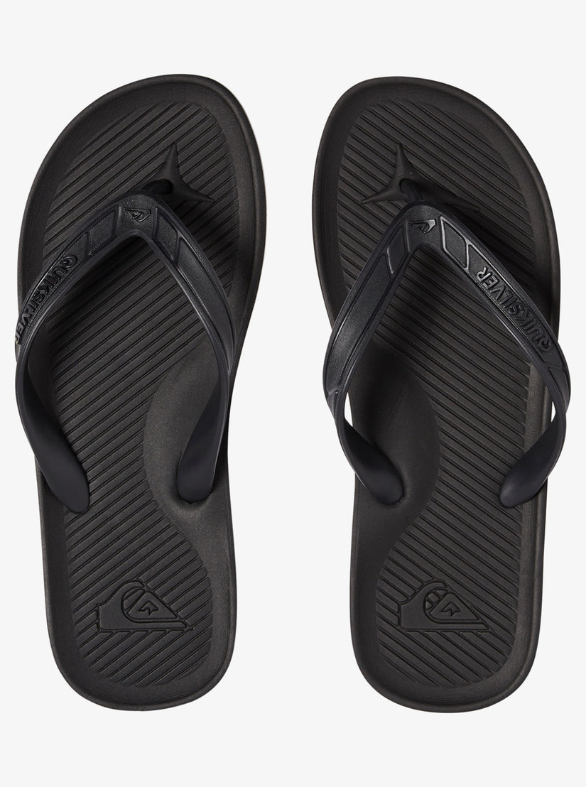 Haleiwa Flip-Flops - Solid Black