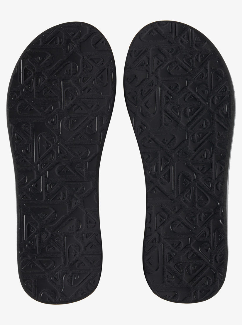 Carver Squish Sandals - Black/Grey/Black
