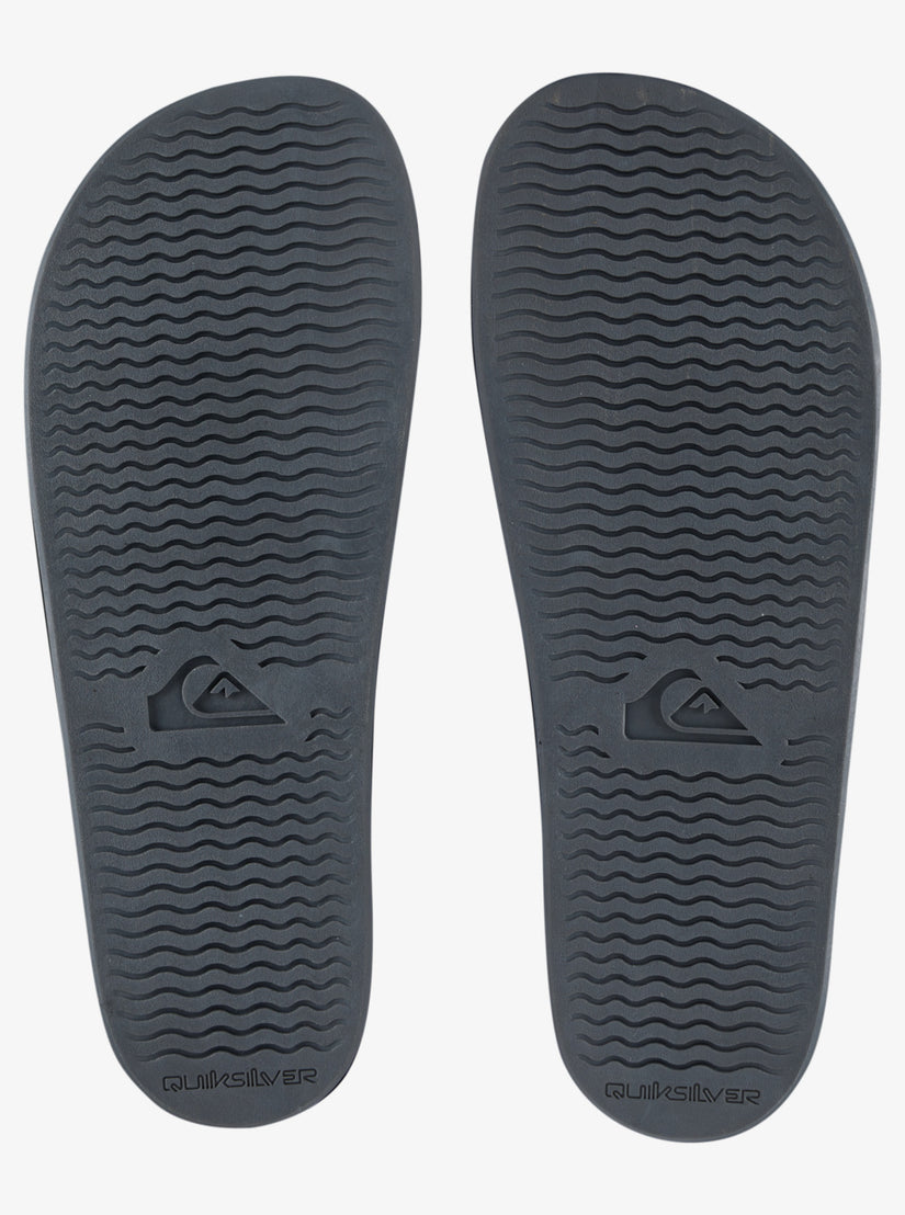 Rivi Double Adjust Sandals - Black/Grey/Black