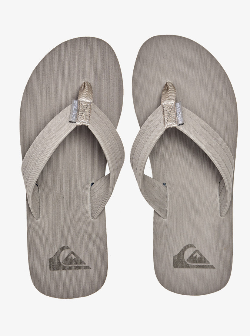 Molokai Layback Sandals - Grey/White/Grey