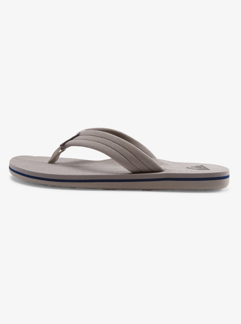 Molokai Layback Sandals - Grey/White/Grey