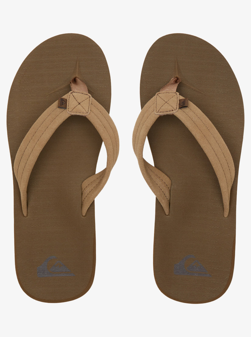 Carver Suede Core Sandals - Tan 1
