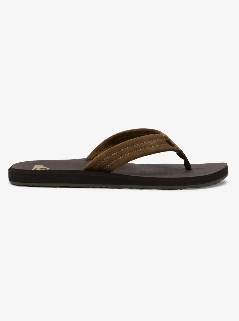 Carver Suede Core Sandals - Brown 1