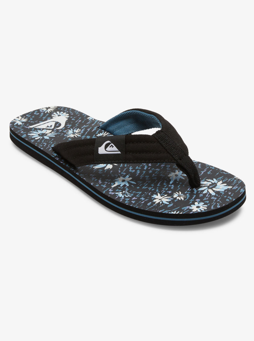 Molokai Layback Sandals - Black/Blue/Blue
