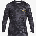 Hi Royalty Surf Long Sleeve UPF 50 Surf T-Shirt - Hi Camo Black