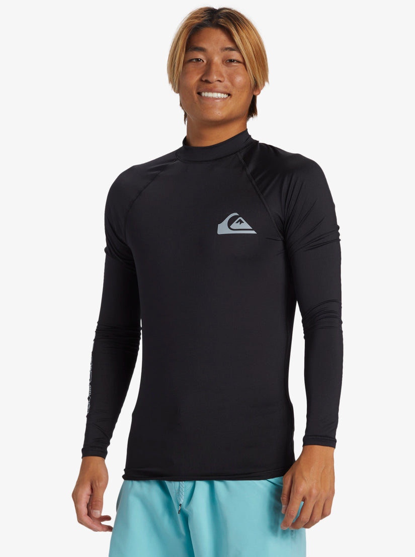 Quiksilver Everyday UPF50 Long Sleeve Surf Tee Black Size 3XL