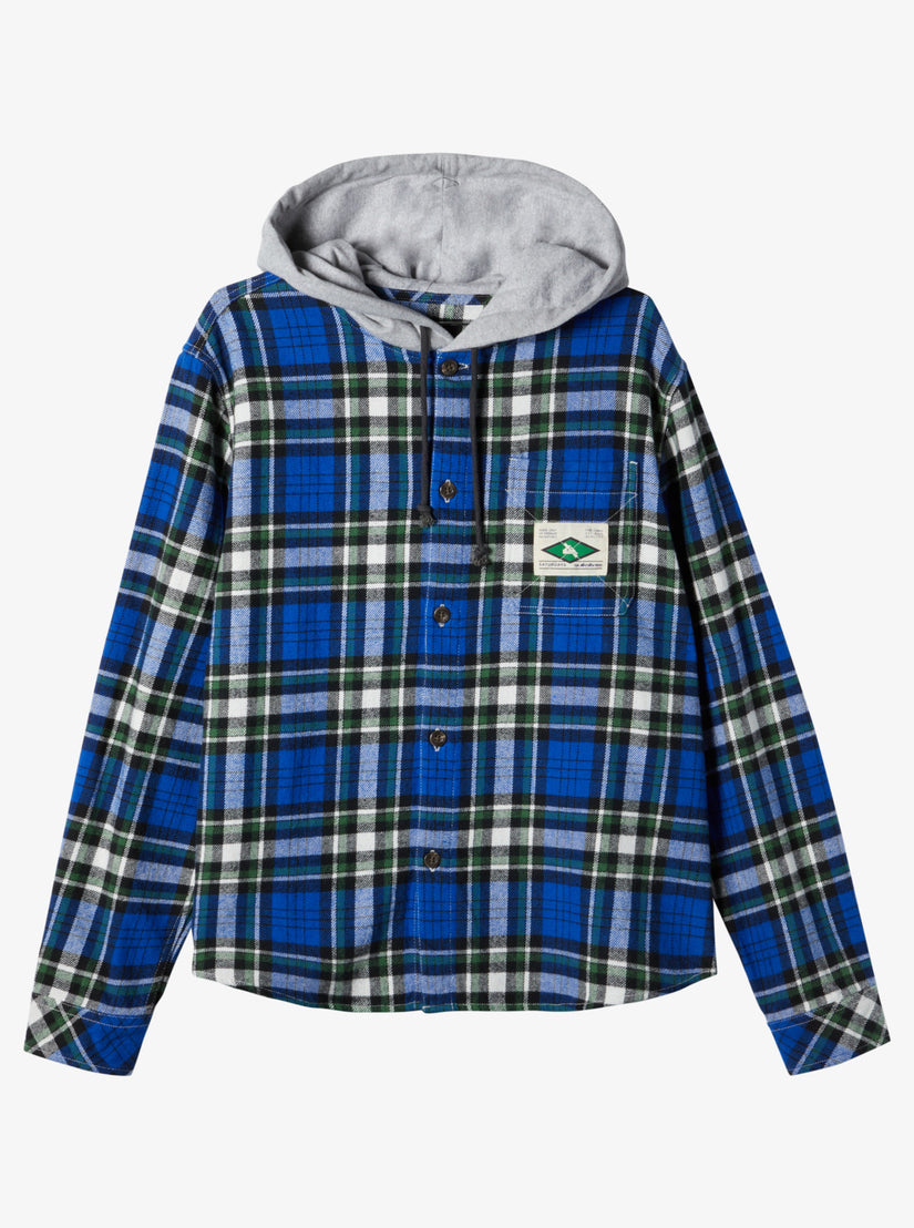 Snyc Overhead Saltwater Hooded Shirt - Bliss Blue