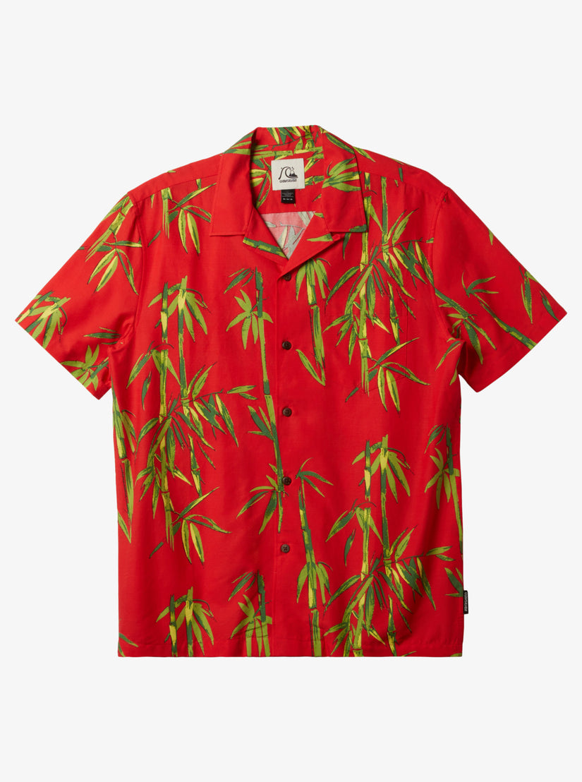 Bamboo Dna Island Short Sleeve Woven Shirt - Salsa Dna Aop Better Ss