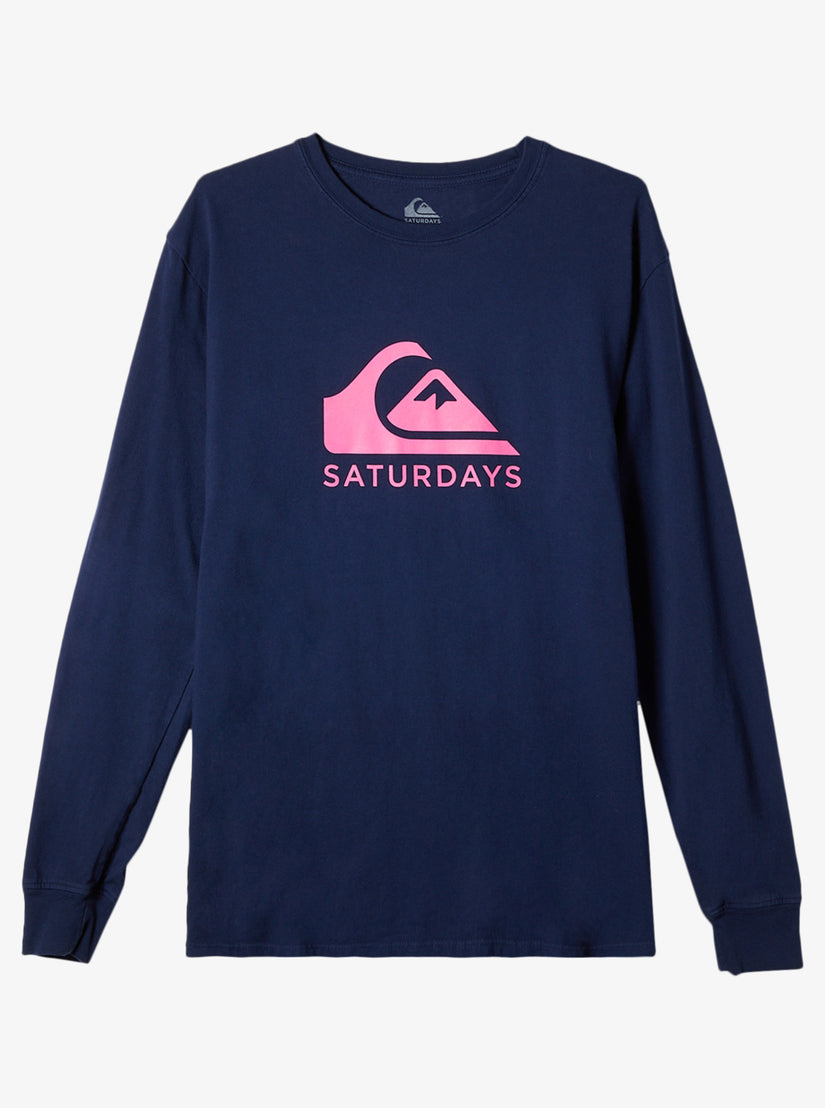 Snyc Graphic Long Sleeve T-Shirt - Ocean