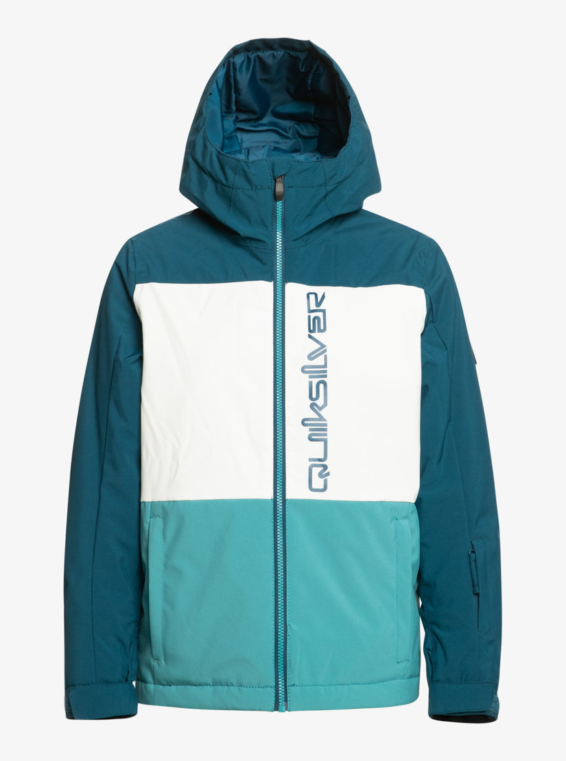 Boys 8-16 Side Hit Technical Snow Jacket - Brittany Blue