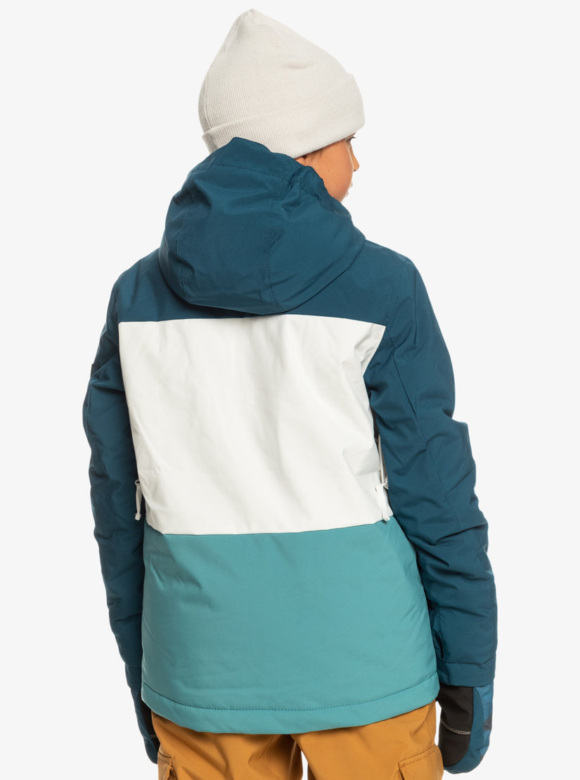 Boys 8-16 Side Hit Technical Snow Jacket - Brittany Blue