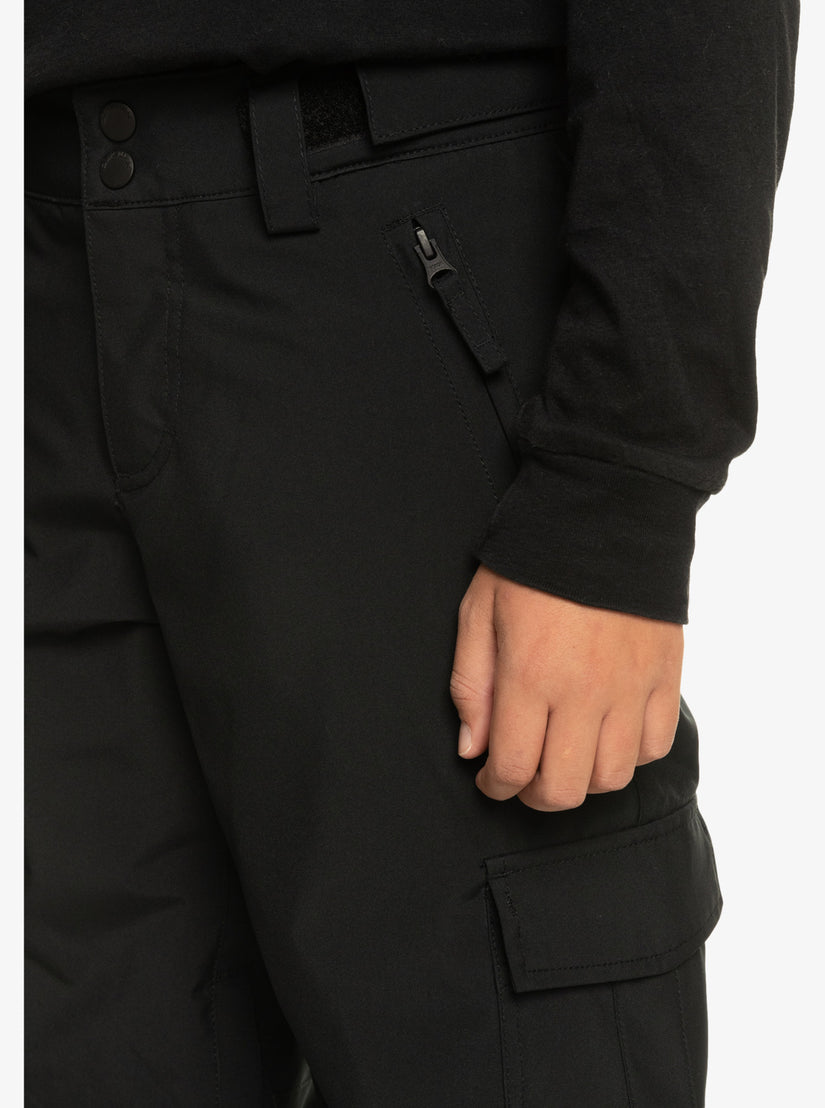 Boys 8-16 Porter Insulated Black Snow Pants - True Black