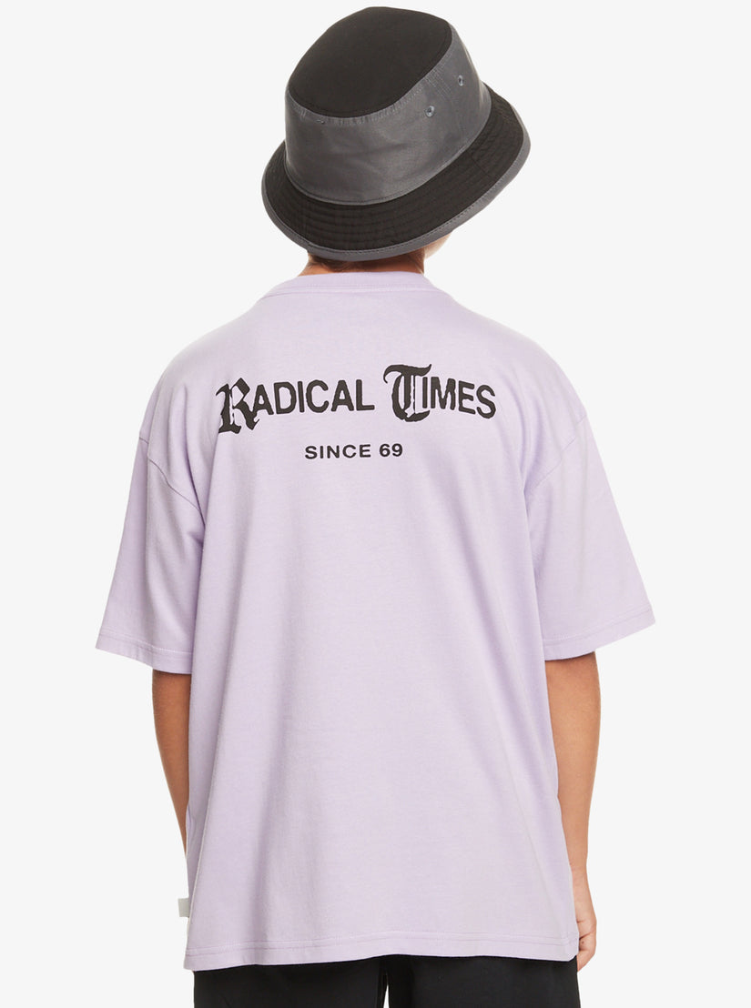 Boys 8-16 Radical Times T-Shirt - Purple Rose