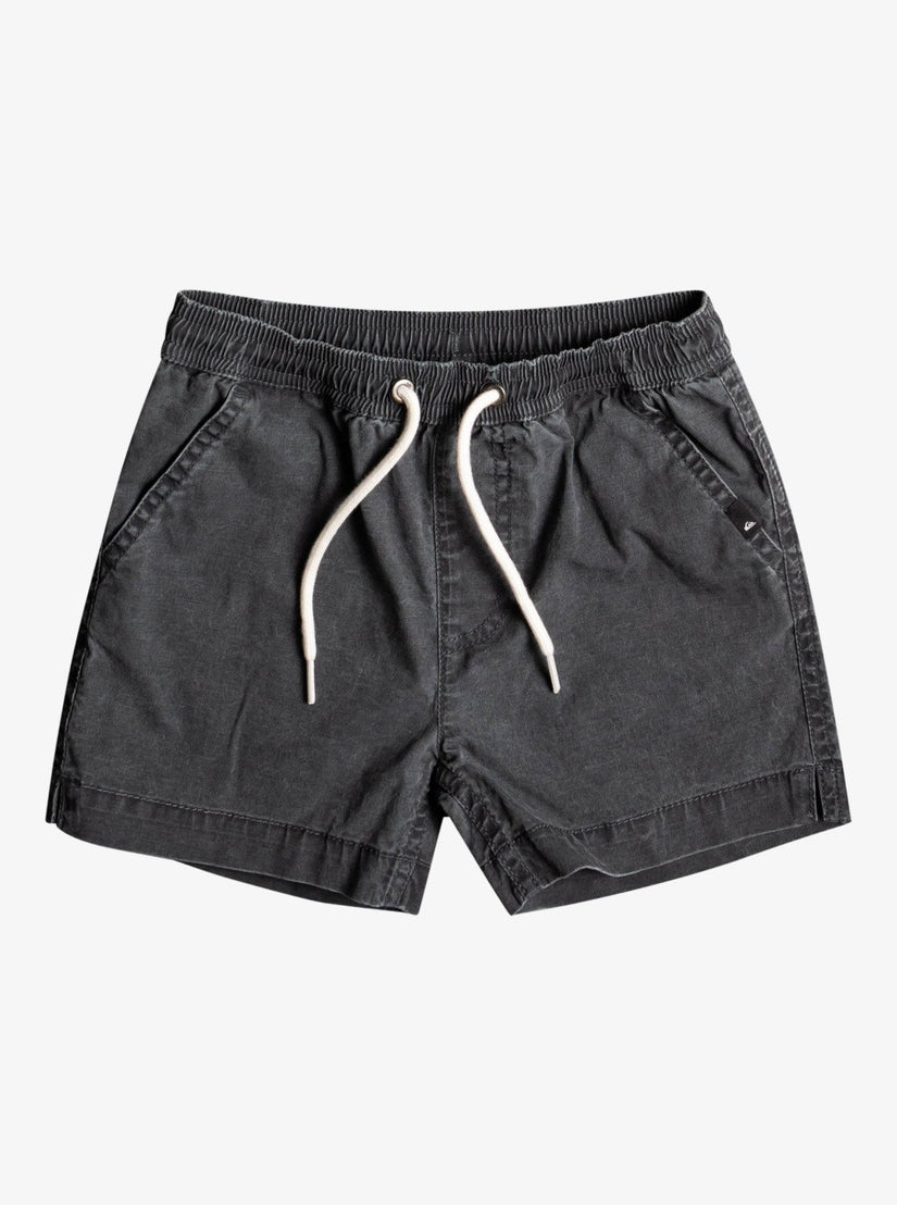 Boys 2-7 Taxer Elastic Waist Shorts - Black