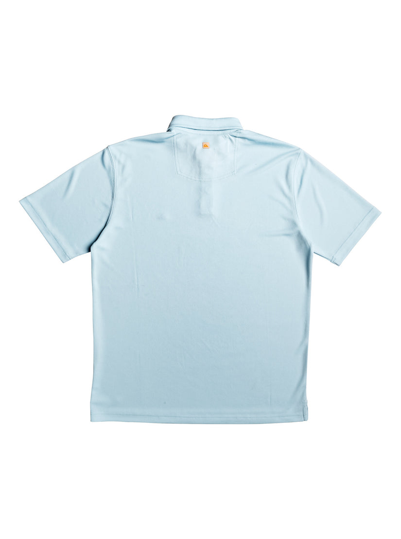 Waterman Water Short Sleeve Polo Shirt - Crystal Blue