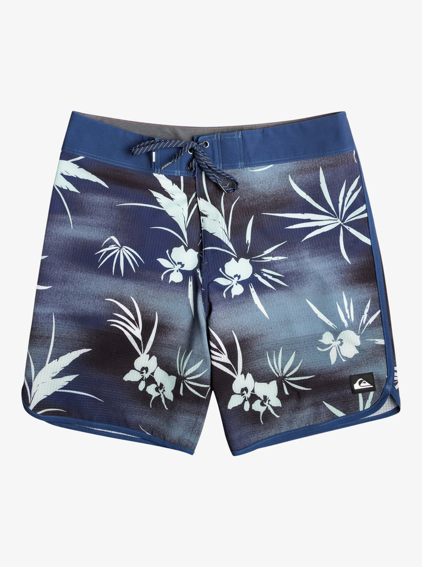 Highline Scallop 19" Boardshorts - Naval Accademy