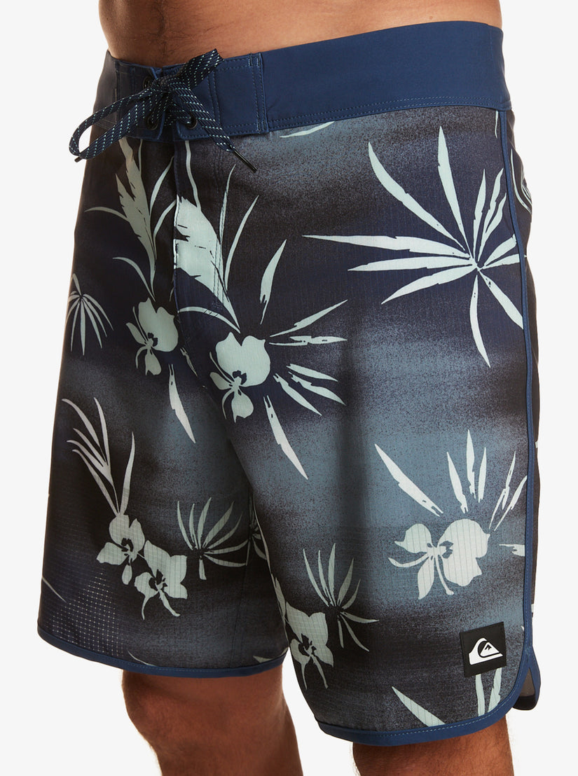 Highline Scallop 19" Boardshorts - Naval Accademy