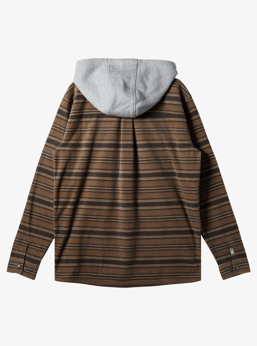 Super Swell Zip-Up Hoodie - Major Brown Super Swell Plaid