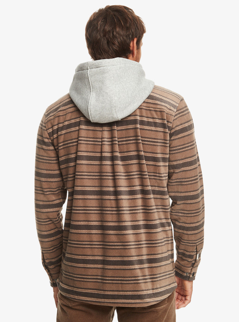 Super Swell Zip-Up Hoodie - Major Brown Super Swell Plaid