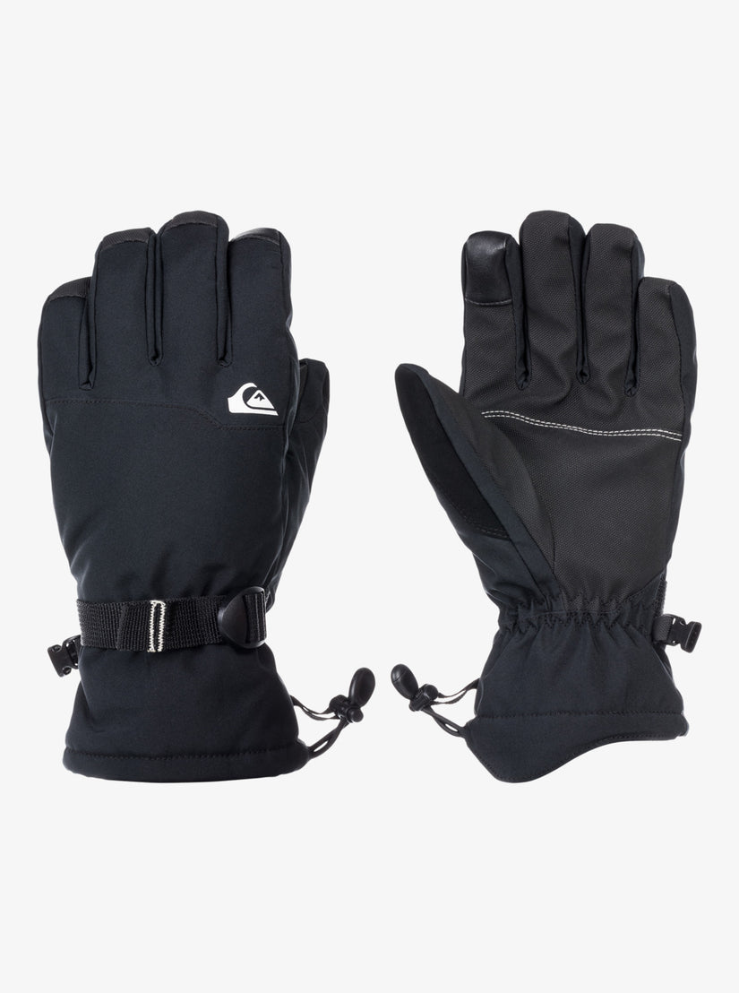 Mission Insulated Ski/Snowboard Gloves - True Black