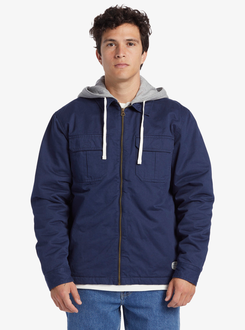 New Aitor Hooded Jacket - Naval Academy