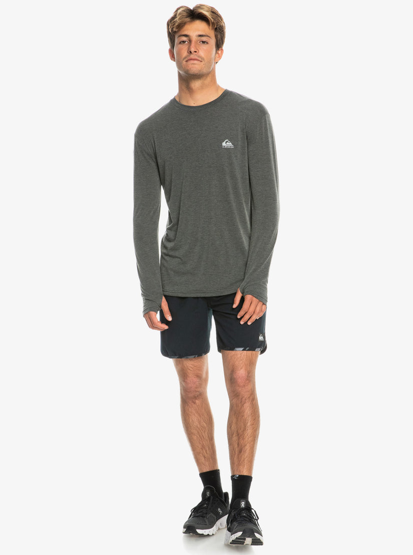 Coastal Run Long Sleeve T-Shirt - Black Heather