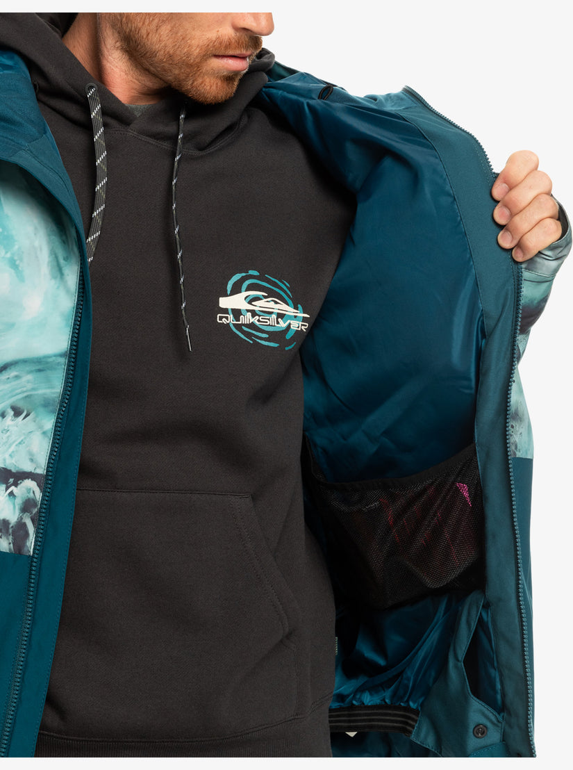 Mission Technical Snow Jacket - Resin Tint Majolica Blue