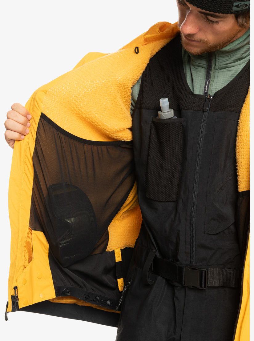 Ultralight Gore-Tex® Technical Snow Jacket - Mineral Yellow