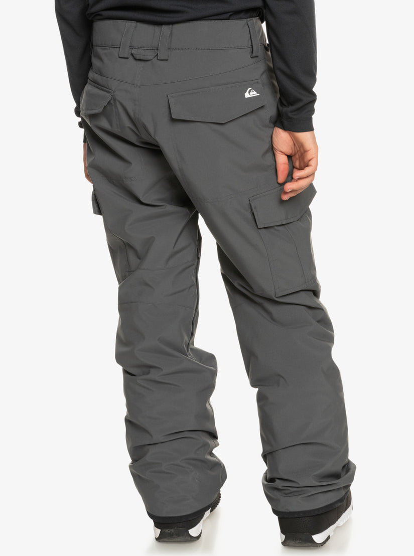 Porter Insulated Grey Snow Pants - Iron Gate