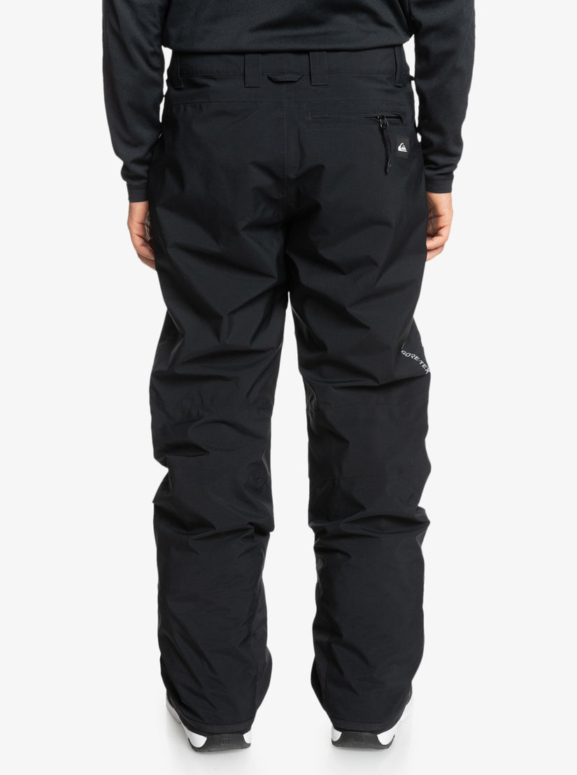 Mission Shell Pro 3L Gore-Tex® Black Snow Pants - True Black
