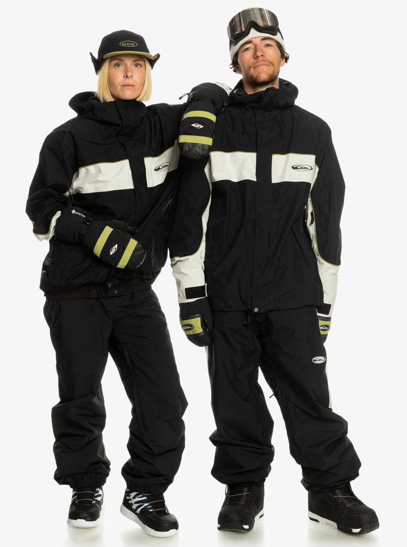 Snow Down Cargo Technical Snow Pants - True Black