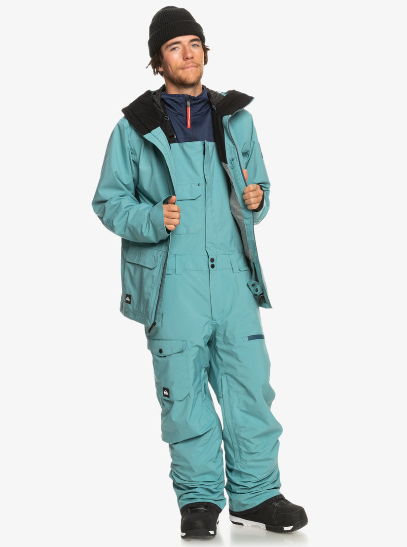 Utility Technical Snow Bib Pants - Brittany Blue – Quiksilver