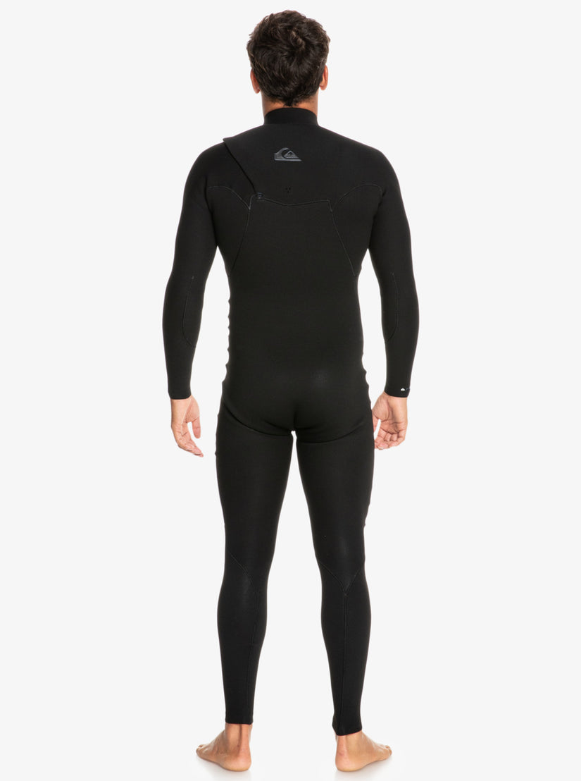 4/3 Highline Chest Zip Wetsuit - Black