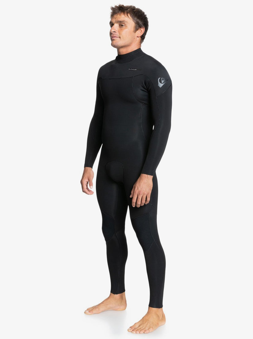 3/2 Everyday Sessions Back Zip Wetsuit - Black