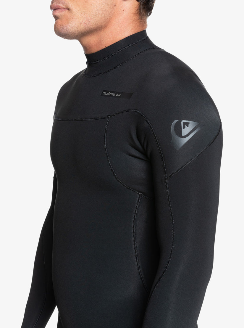 3/2 Everyday Sessions Back Zip Wetsuit - Black