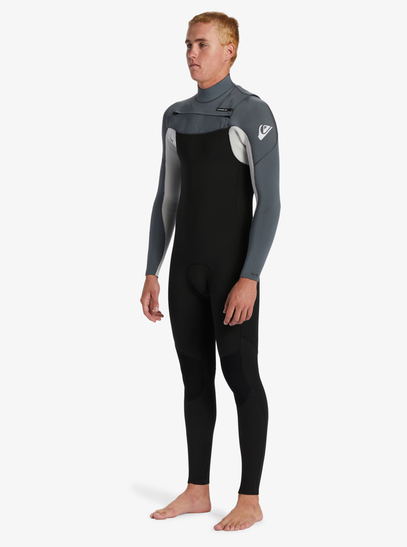 3/2mm Everyday Sessions Chest Zip Wetsuit - Black/ Ash