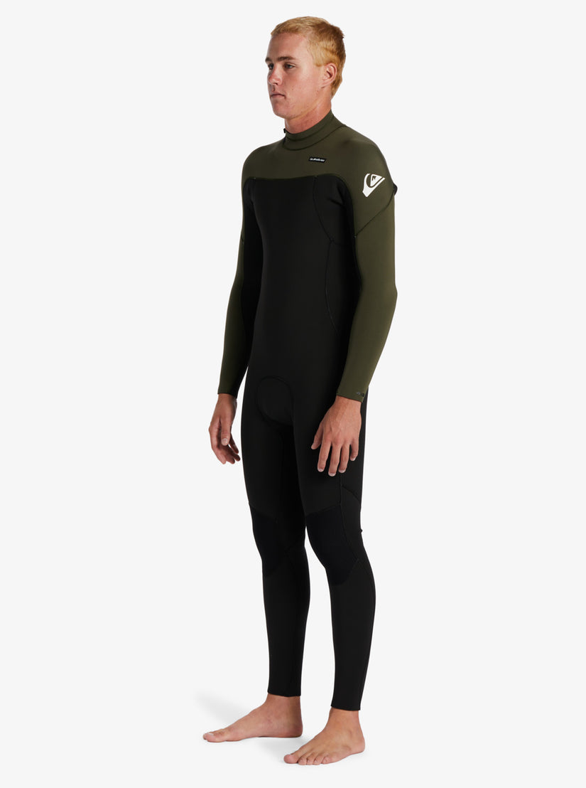 4/3mm Everyday Sessions Back Zip Wetsuit - Black/ Ash