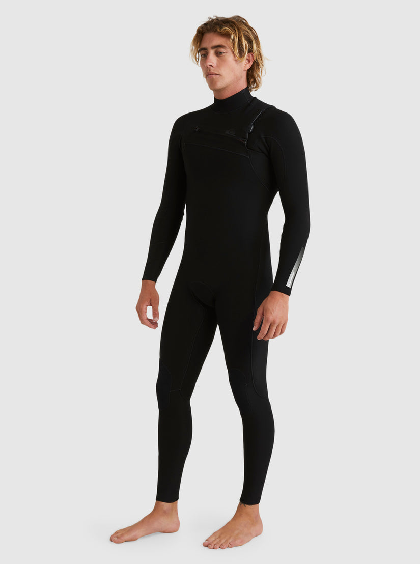 3/2mm Highline Chest Zip Wetsuit - Black