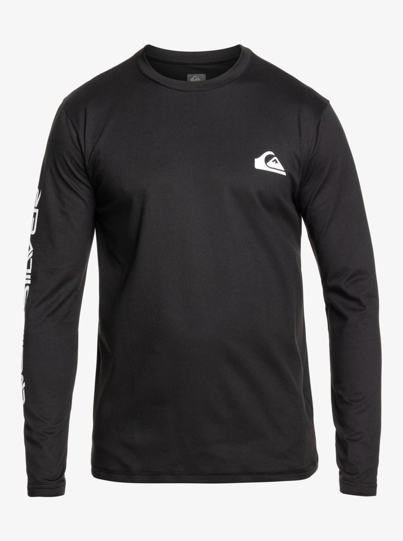 Omni Session Long Sleeve UPF 50 Surf T-Shirt - Black