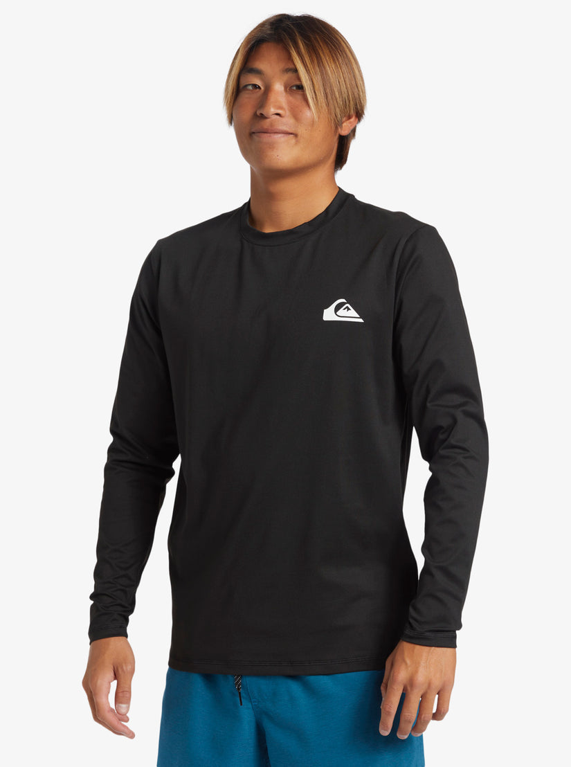 Omni Session Long Sleeve UPF 50 Surf T-Shirt - Black