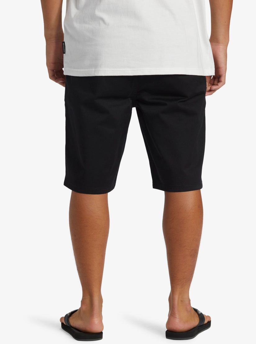 Crest Chino Chino 21" Shorts - Black