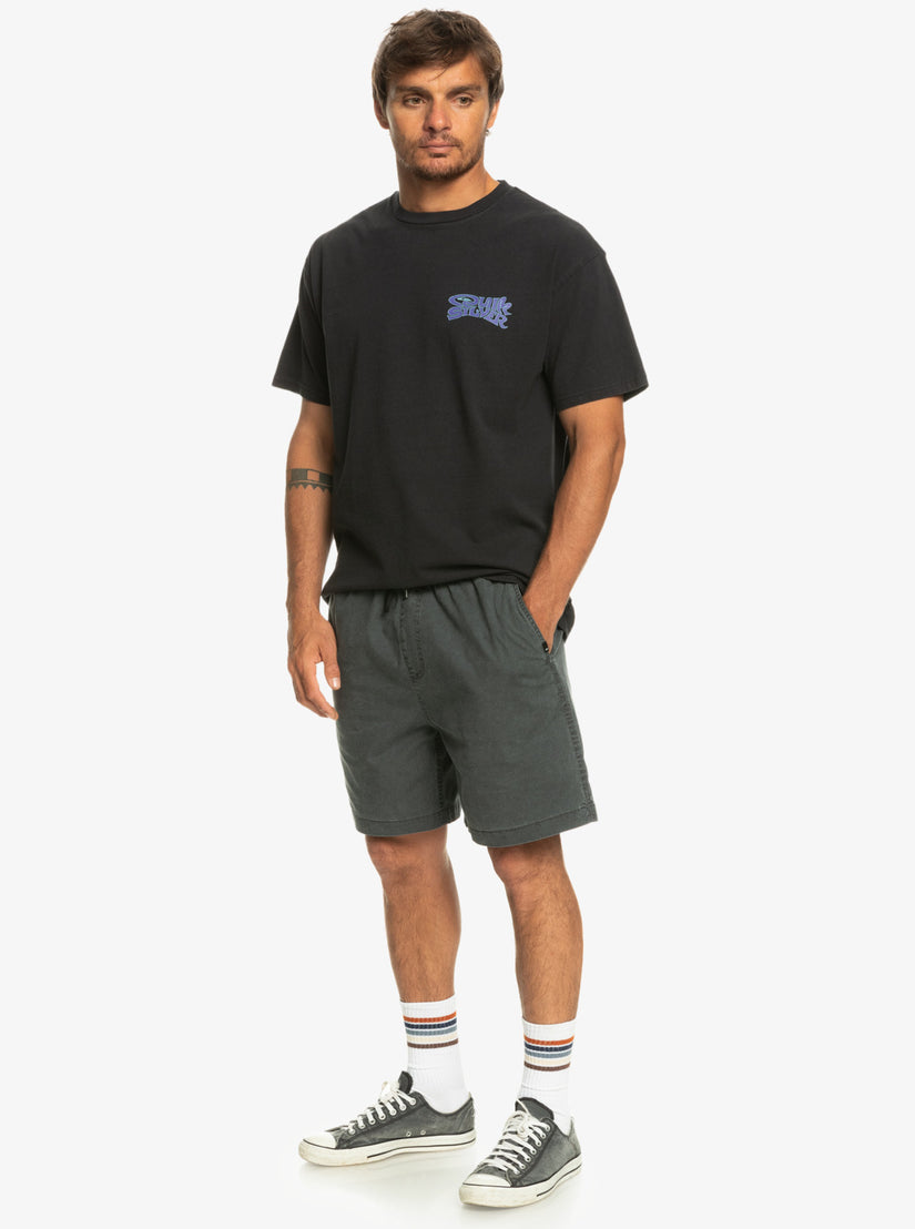 Taxer Elastic Waist Shorts - Black – Quiksilver